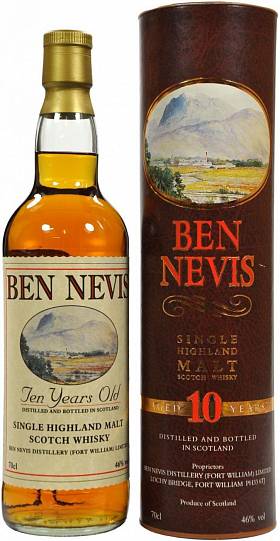 Виски  Ben Nevis 10 Years Old gift box  700 мл 46%