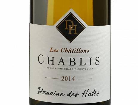Вино Chablis Les Chatillons Domaine des Hâtes AOC  2015 750 мл