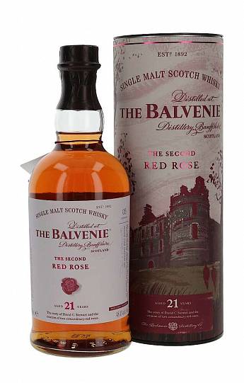 Виски Balvenie The Second Red Rose 21 Years Old  700 мл