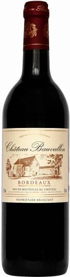 Вино Chateau Bauvallon Bordeaux AOC 2015 750 мл