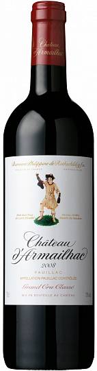 Вино Chateau D'Armailhac 5ème Grand Cru Classé Pauillac 2014 750 мл 13,5%