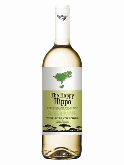 Вино Happy Hippo Chenin Blanc Colombar  Хэппи Хиппо Шенин Блан-Ко