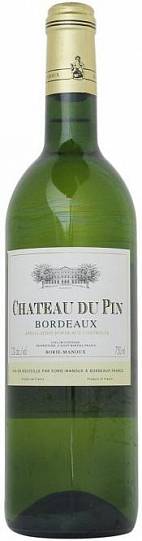Вино  Chateau du Pin Blanc   2018  750 мл