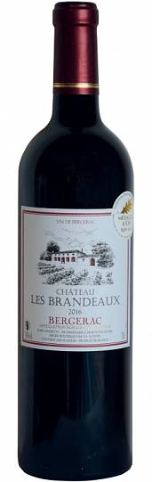 Вино Chateau Les Brandeaux Bergerac AOC red dry 2016 750 мл