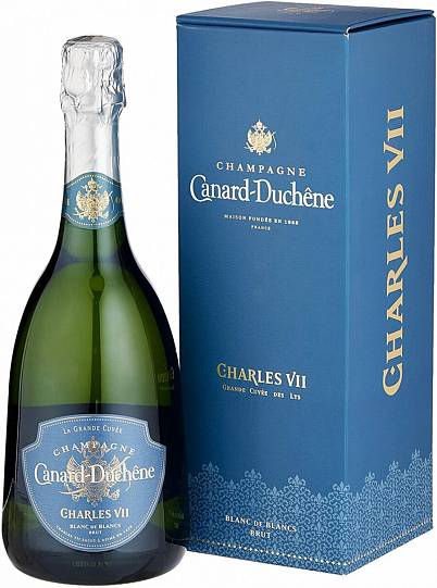 Шампанское Canard-Duchene Charles VII Blanc de Blanc Champagne AOC gift box  201