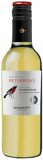 Вино Bisquertt Petirrojo Reserve Sauvignon Blanc Colchagua Valley DO  2018  375 13,5% 