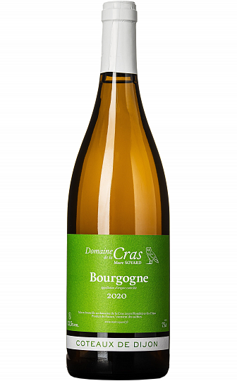 Вино Domaine de la Cras Bourgogne  Chardonnay  AOC    2020 750 мл   11,5%