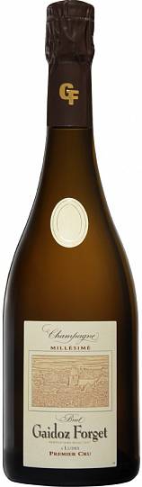 Шампанское  Gaidoz-Forget Premier Cru Millesime Brut  2015 750 мл  