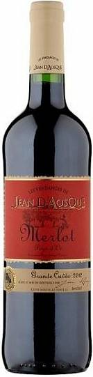 Вино  Jean d'Aosque Merlot    750 мл