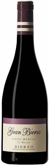 Вино  Gran Bierzo 12  Meses  Bierzo DO   2015    750 мл