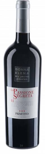 Вино  La Passione Segreta  Primitivo  Puglia   750 мл