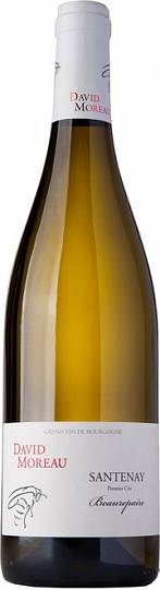 Вино David Moreau  Santenay 1-er Cru Beaurepaire AOC Blanc  2015 750 мл 