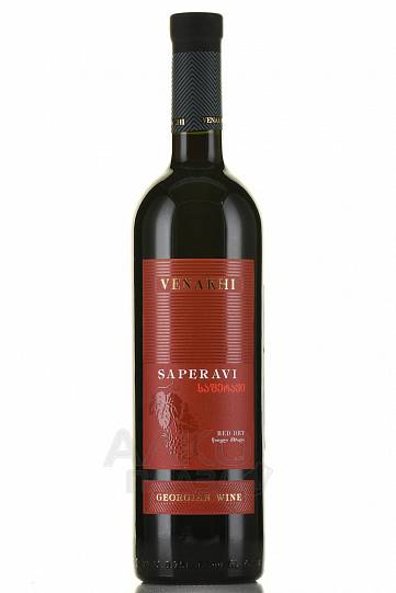 Вино  Venakhi  Saperavi  red dry  750 мл 