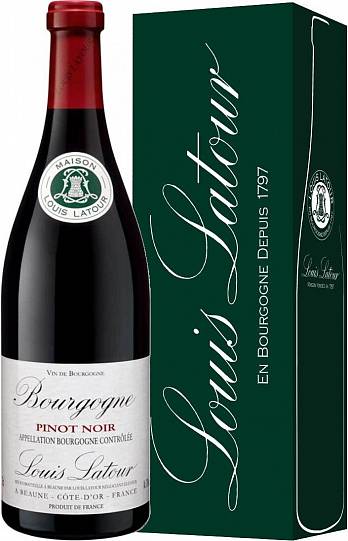 Вино Louis Latour Pinot Noir Bourgogne AOC Луи Латур Бургонь Пино 