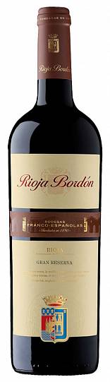 Вино RIOJA BORDON GRAN RESERVA RIOJA D.O.Ca. «РИОХА БОРДОН» ГРАН РЕ