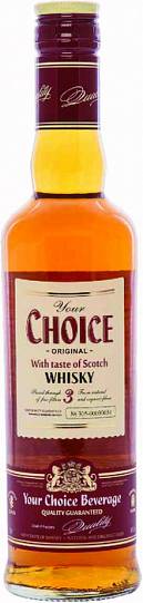Виски Your Choice 3 With taste of Scotch Whisky  500 мл