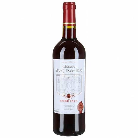 Вино  Bordeaux Chateau Marquis des Bois Бордо Шато Маркиз Де Буа 7