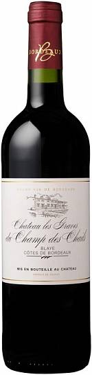 Вино Chateau Les Graves Du Champ des Chails  Blaye Cotes de Bordeaux AOC   2019 750 м