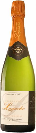 Шампанское Champagne Lagache  Blanc de Blancs Brut Reserve 750 мл