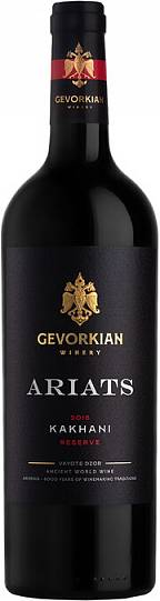 Вино Gevorkian Winery Ariats   Kakhani  Reserve red dry  2015  750 мл