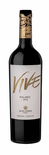 Вино Alta Vista  Vive  Malbec  2021  750 мл