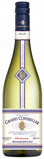 Вино GRAND CONSEILLER CHARDONNAY VIN DE FRANCE   2018  750 мл