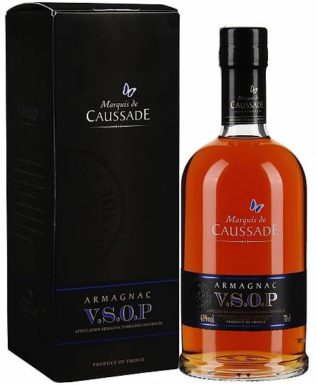 Арманьяк Marquis de Caussade VSOP  Armagnac AOC gift box  700 мл