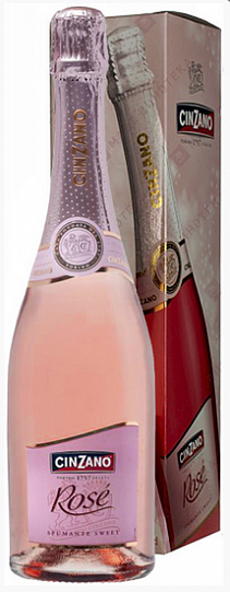 Игристое вино Cinzano Rose gift box  750 мл