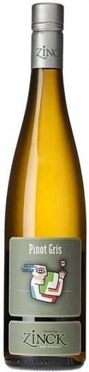  Вино Domaine Zinck   Pinot Gris  Alsace AOC 2022 750 мл  13 %