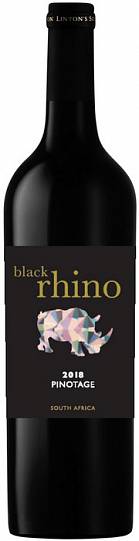 Вино Linton Park Black Rhino Pinotage Блэк Райно Пинотаж 750 мл