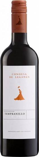 Вино Condesa de Leganza Tempranillo  La Mancha DO 2017 750 мл