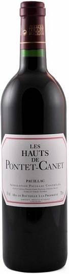 Вино  Les Hauts de Pontet-Canet Pauillac AOC  2012 750 мл
