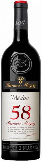 Вино Bernard Magrez 58 Medoc 2020 750 мл 