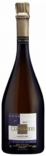 Шампанское    Coessens  Lieu-dit Largillier Blanc de Noirs Brut  1500 мл