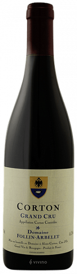 Вино Domaine Follin-Arbelet Corton Grand Cru   2018 750 мл 13,5%