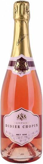Шампанское Didier Chopin Brut Rose  Champagne AOC 750 мл