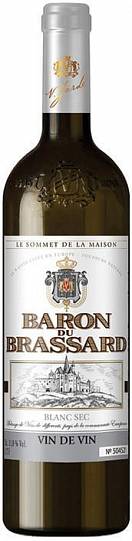 Вино Baron du Brassard Blanc Sec white 750 мл