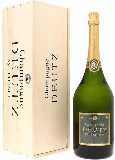 Шампанское Deutz Brut Classic wooden box  3000 мл