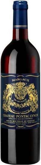 Вино Chateau Pontac Lynch  Margaux AOC    2013 750 мл