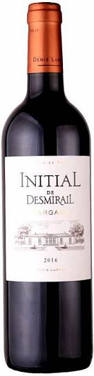 Вино  Initial de Desmirail Margaux AOC  2016 750 мл