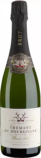 Игристое вино La Reine Pedauque Cremant de Bourgogne AOC Brut 2021  750 мл