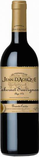Вино  Jean d'Aosque Cabernet Sauvignon  750 мл