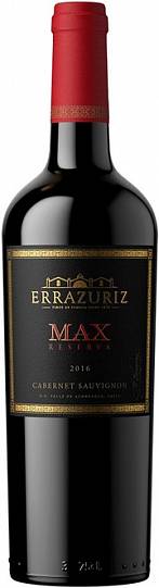 Вино Errazuriz  Max Reserva  Cabernet Sauvignon  2018  750 мл
