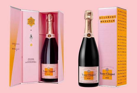 Шампанское Veuve Clicquot Rose gift box an audio message 750 мл