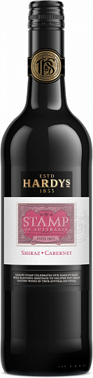 Вино Hardys  "Stamp" Shiraz-Cabernet Sauvignon  2019 187 мл