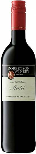 Вино Robertson Winery Merlot Робертсон Вайнери Мерло 2018 750 м
