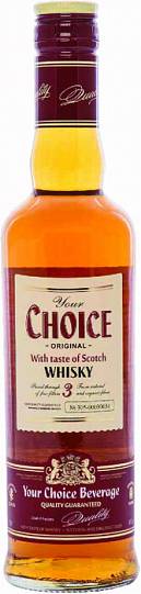 Виски Your Choice 3 With taste of Scotch Whisky  700 мл
