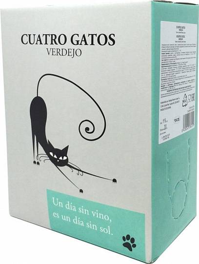 Вино Cuatro Gatos Verdejo  3000 мл