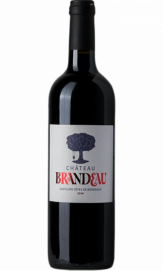Вино Chateau  Brandeaux   Bordeaux AOC    2018   750 мл 11,8%