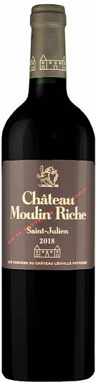Вино Chateau Moulin Riche  Saint-Julien AOC  2018 